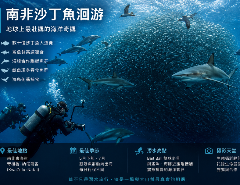 南非沙丁魚洄游